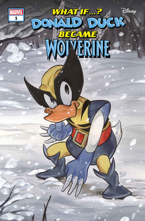 MARVEL & DISNEY: WHAT IF...? DONALD DUCK BECAME WOLVERINE #1 PEACH MOMOKO VARIAN T (7/31/2024)