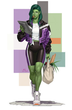PLANET SHE-HULK #1 INHYUK LEE STREET-VERSE VIRGIN VARIANT[1:50] (11/5/2025) SHIPS 12/5/2025