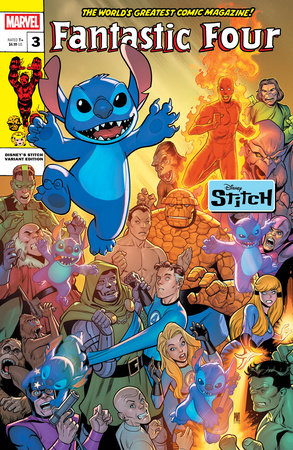 FANTASTIC FOUR #3 PACO MEDINA DISNEY STITCH VARIANT (9/17/2025)