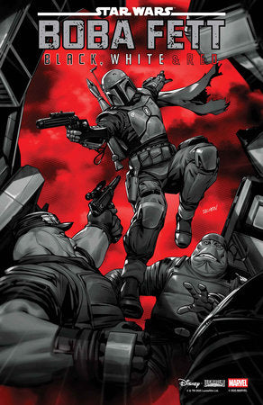 STAR WARS: BOBA FETT - BLACK, WHITE & RED