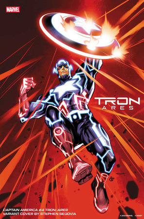 CAPTAIN AMERICA #4 STEPHEN SEGOVIA TRON: ARES VARIANT (10/15/2025)