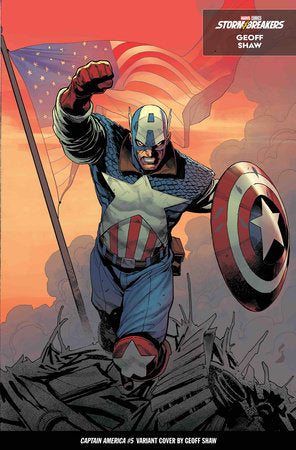 CAPTAIN AMERICA #5 GEOFF SHAW FROM THE CHAOS A COSTUME VARIANT (11/19/2025)