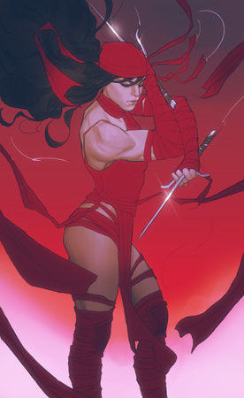 DAREDEVIL: UNLEASH HELL - RED BAND #1 JOSHUA SWABY ELEKTRA VIRGIN VARIANT [POLYB AGGED][1:100] (1/8/2025)