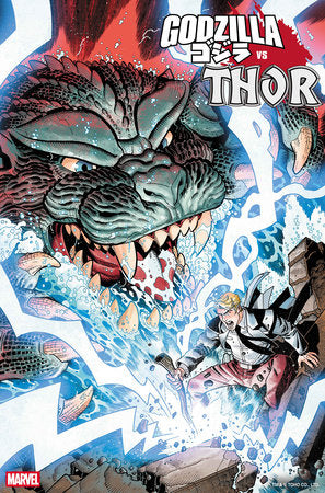 GODZILLA VS. THOR #1 NICK BRADSHAW MONSTER HOMAGE VARIANT (7/2/2025)