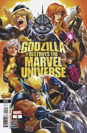 GODZILLA DESTROYS THE MARVEL UNIVERSE #3 MARK BROOKS 2ND PRINTING VARIANT (11/5/2025)