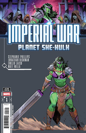 IMPERIAL WAR: PLANET SHE-HULK #1 FRANCESCO MORTARINO 2ND PRINTING VARIANT (10/15/2025)