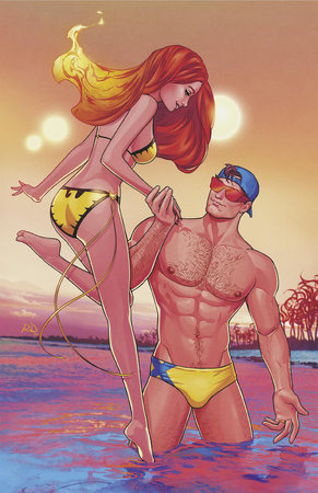 MARVEL SWIMSUIT SPECIAL: FRIENDS, FOES & RIVALS #1 RUSSELL DAUTERMAN VIRGIN VARIANT[1:50] (7/9/2025) SHIPS 8/9/2025