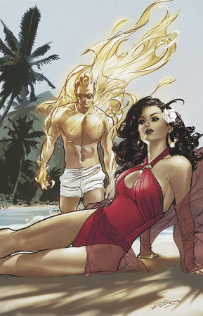 MARVEL SWIMSUIT SPECIAL: FRIENDS, FOES & RIVALS #1 PABLO VILLALOBOS VIRGIN VARIANT[1:100] (7/9/2025) SHIPS 8/9/2025