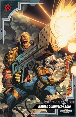 INGLORIOUS X-FORCE #1 GEOFF SHAW X-MEN TRADING CARD VARIANT (1/21/2026)