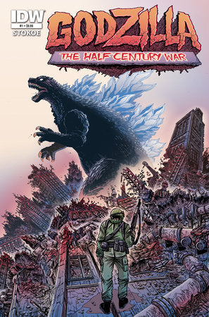 Godzilla 70th Anniversary Foil Classics: Godzilla: The Half-Century War #1 Cover A (Stokoe) (7/2/2025)