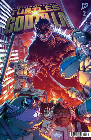Teenage Mutant Ninja Turtles x Godzilla #2 Variant C (Santolouco) (1/7/2026)