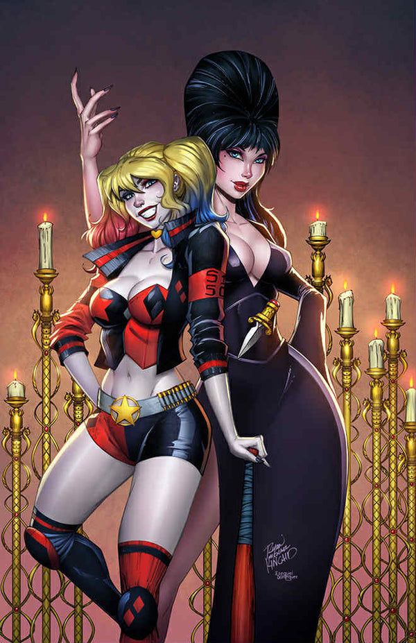 HARLEY QUINN X ELVIRA #1 RYAN KINCAID NYCC EXCLUSIVE VIRGIN VARIANT (10/1/2025)