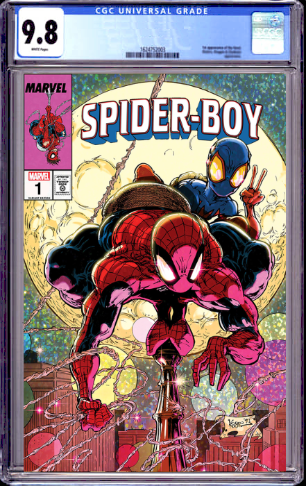 SPIDER-BOY 1 KAARE ANDREWS EXCLUSIVE VARIANT (11/1/2023) SHIPS 4/1/2024 CGC 9.8