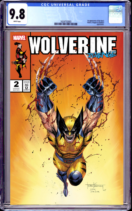 WOLVERINE: REVENGE - RED BAND #2 TYLER KIRKHAM EXCLUSIVE VARIANT (9/25/2024) SHIPS 4/25/2025 CGC 9.8