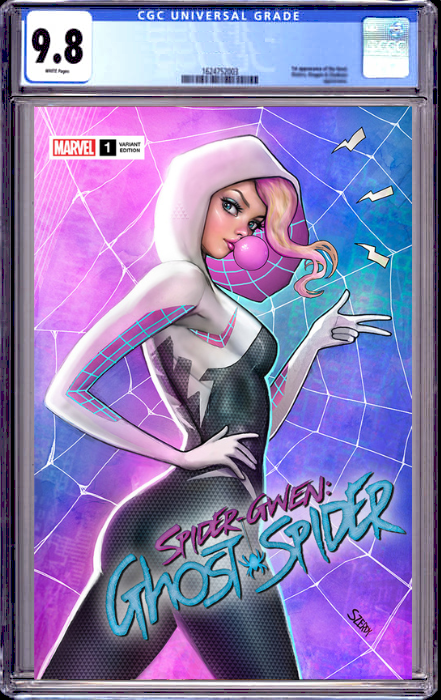 SPIDER-GWEN: THE GHOST-SPIDER 1 NATHAN SZERDY EXCLUSIVE VARIANT (5/22/2024) SHIPS 12/24/2024 CGC 9.8