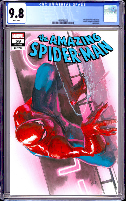 AMAZING SPIDER-MAN #58 GABRIEL DELL'OTTO EXCLUSIVE VARIANT (9/25/2024) SHIPS 4/25/2025 CGC 9.8