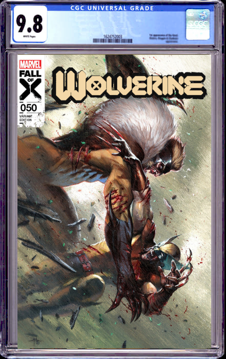 WOLVERINE #50 GABRIELE DELL'OTTO EXCLUSIVE VARIANT (5/29/2024) SHIPS 12/29/2024 CGC 9.8