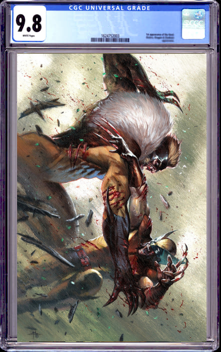 WOLVERINE #50 GABRIELE DELL'OTTO EXCLUSIVE VIRGIN VARIANT (5/29/2024) SHIPS 12/29/2024 CGC 9.8