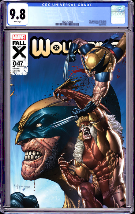 WOLVERINE #47 MICO SUAYAN EXCLUSIVE VARIANT (4/10/2024) SHIPS 11/10/2024 CGC 9.8