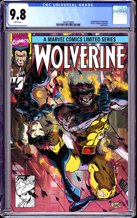 WOLVERINE BY CLAREMONT & MILLER 1 FACSIMILE EDITION KAARE ANDREWS EXCLUSIVE VARIANT (12/27/2023) SHIPS 5/27/2024 CGC 9.8