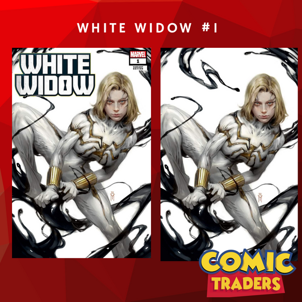 WHITE WIDOW 1 MIGUEL MERCADO EXCLUSIVE VARIANT 2 PACK (11/1/2023) SHIPS 12/1/2023 DELAYED DUE TO DAMAGES 1/15/2024