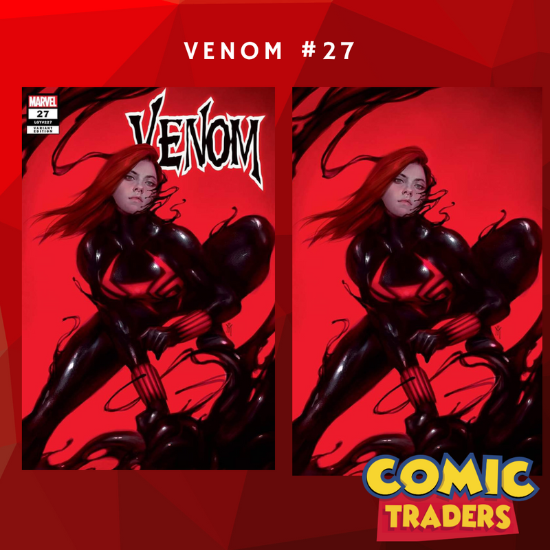 VENOM 27 MIGUEL MERCADO EXCLUSIVE VARIANT 2 PACK (11/1/2023) SHIPS 12/1/2023 DELAYED DUE TO DAMAGES 1/15/2024 BACKISSUE