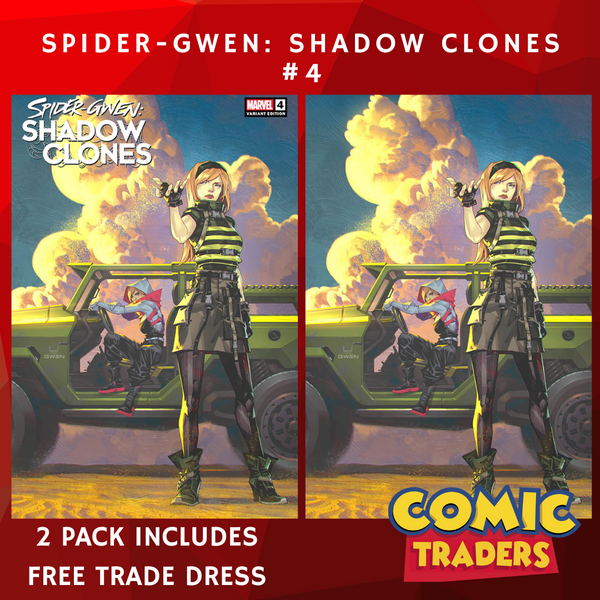 SPIDER-GWEN: SHADOW CLONES 4 KAEL NGU EXCLUSIVE VARIANT 2 PACK (6/14/2023) SHIPS 7/5/2023 BACKISSUE