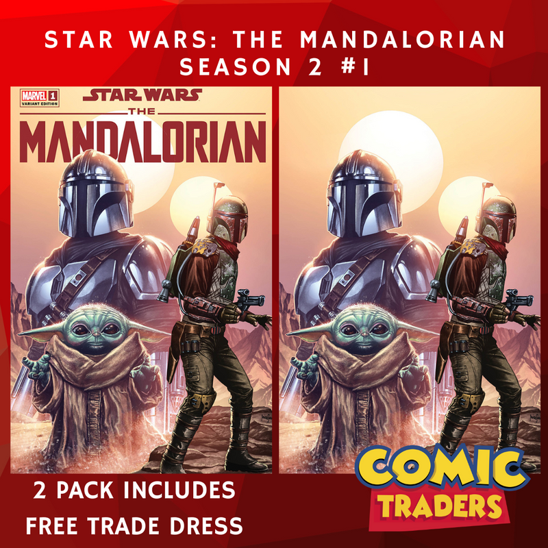 STAR WARS: THE MANDALORIAN SEASON 2 1 MICO SUAYAN EXCLUSIVE VARIANT 2 PACK (6/21/2023) SHIPS 7/12/2023 BACKISSUE