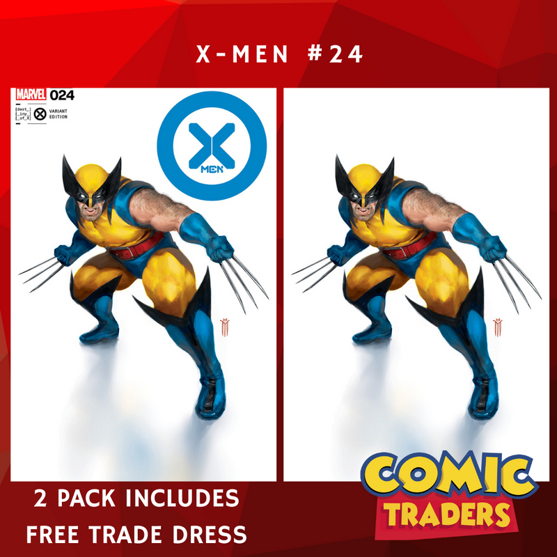 X-MEN 24 MIGUEL MERCADO EXCLUSIVE VARIANT 2 PACK (7/5/2023) SHIPS 7/26/2023 BACKISSUE