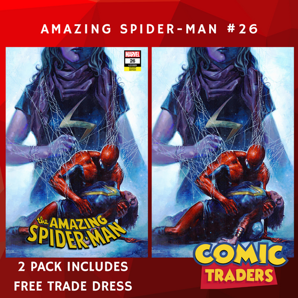 AMAZING SPIDER-MAN 26 2ND PRINTING DAVIDE PARATORE EXCLUSIVE VARIANT 2 PACK (7/12/2023) SHIPS 8/12/2023 BACKISSUE
