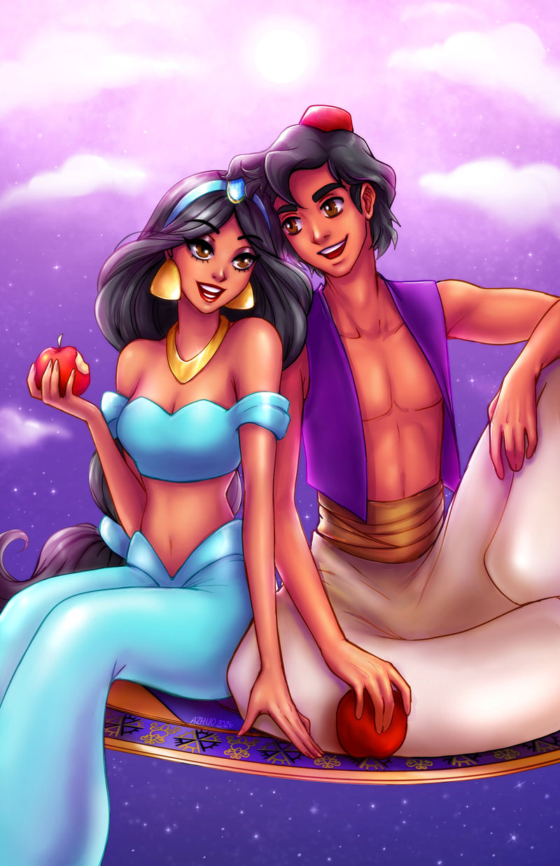 ALADDIN #1 ANNA ZHUO EXCLUSIVE VIRGIN PURPLE VARIANT BACKISSUE