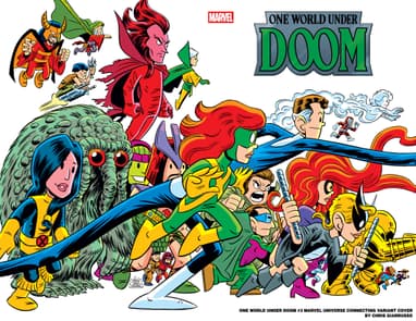 ONE WORLD UNDER DOOM #3 CHRIS GIARRUSSO MARVEL UNIVERSE CONNECTING VARIANT H (4/23/2025)