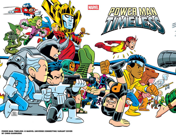 POWER MAN: TIMELESS #3 CHRIS GIARRUSSO MARVEL UNIVERSE CONNECTING VARIANT J (4/16/2025)