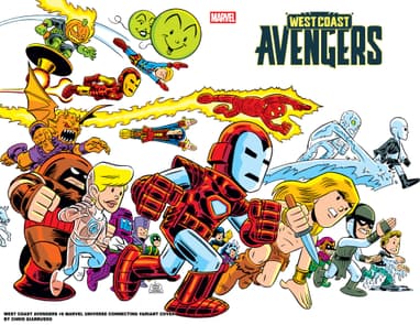 WEST COAST AVENGERS #6 CHRIS GIARRUSSO MARVEL UNIVERSE CONNECTING VARIANT F (4/2/2025)