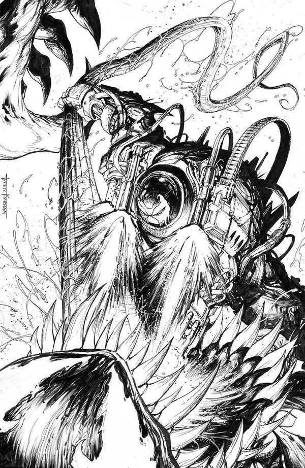 VENOM #27 TYLER KIRKHAM UNKNOWN COMICS SECRET BLACK AND WHITE (CODEX) BACKISSUE