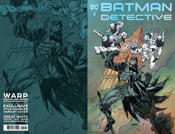 BATMAN THE DETECTIVE #1 (OF 6) WARP COMICS EXCLUSIVE KYLE CHARLES VAR BACKISSUE