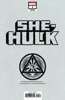 SHE-HULK 1 MIGUEL MERCADO UNKNOWN ILLUMINATI EXCLUSIVE (1/12/2022) SHIPS 2/2/2022 DELAYED 2/28/2022 BACKISSUE