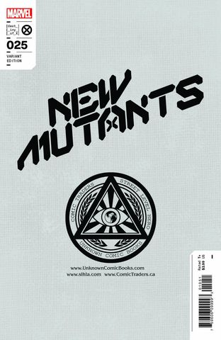 NEW MUTANTS 25 DERRICK CHEW UNKNOWN ILLUMINATI EXCLUSIVE 4/27/2022 SHIPS 5/18/2022 BACKISSUE