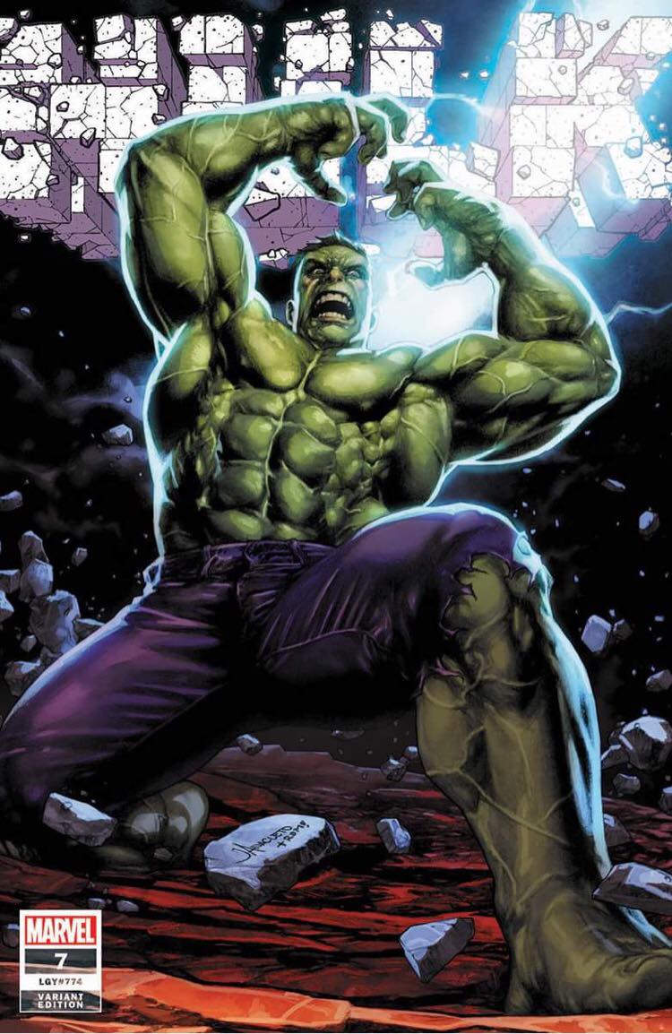 HULK 7 JAY ANACLETO EXCLUSIVE TRADE VARIANT (5/25/2022) SHIPS 6/15/2022 BACKISSUE