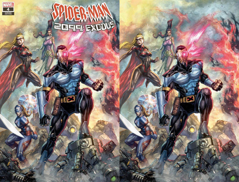 SPIDER-MAN 2099: EXODUS 4 ALAN QUAH EXCLUSIVE VARIANT 2 PACK (7/13/2022) SHIPS 8/3/2022 BACKISSUE