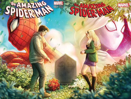 AMAZING SPIDER-MAN 7 & 8 EDGE EXCLUSIVE CONNECTING TRADE VARIANT 2 PACK (8/24/2022) SHIPS 9/14/2022 BACKISSUE