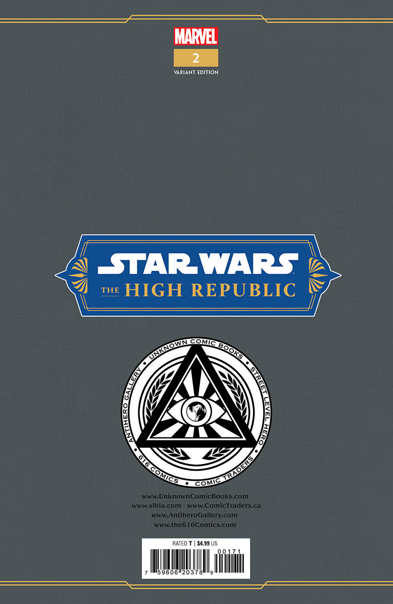 STAR WARS: THE HIGH REPUBLIC 2 2022 TYLER KIRKHAM EXCLUSIVE VARIANT 2 PACK (11/9/2022) SHIPS 11/30/2022 BACKISSUE