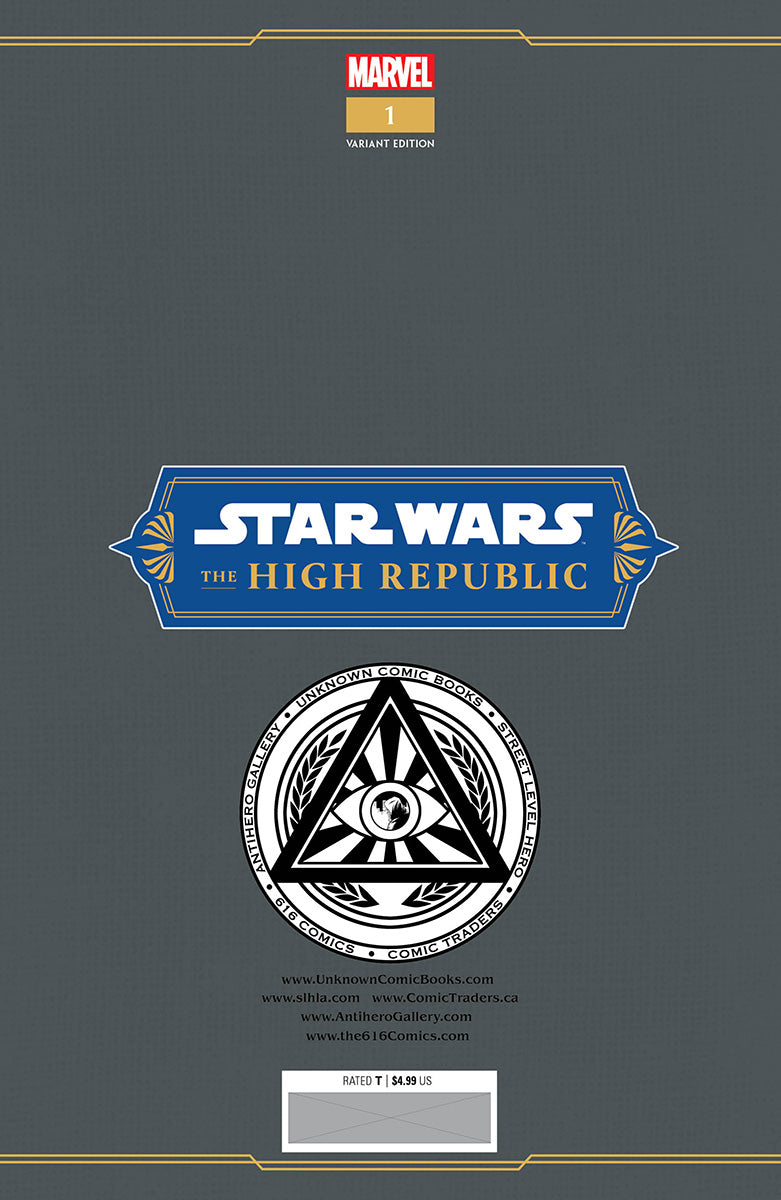 STAR WARS: THE HIGH REPUBLIC 1 2022 TYLER KIRKHAM EXCLUSIVE VARIANT 2 PACK (10/12/2022) SHIPS 11/2/2022 BACKISSUE