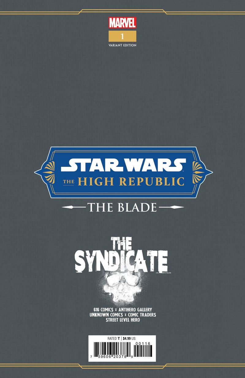 STAR WARS: THE HIGH REPUBLIC - THE BLADE 1 DAN PANOSIAN EXCLUSIVE VARIANT (12/28/2022) SHIPS 1/18/2023 BACKISSUE