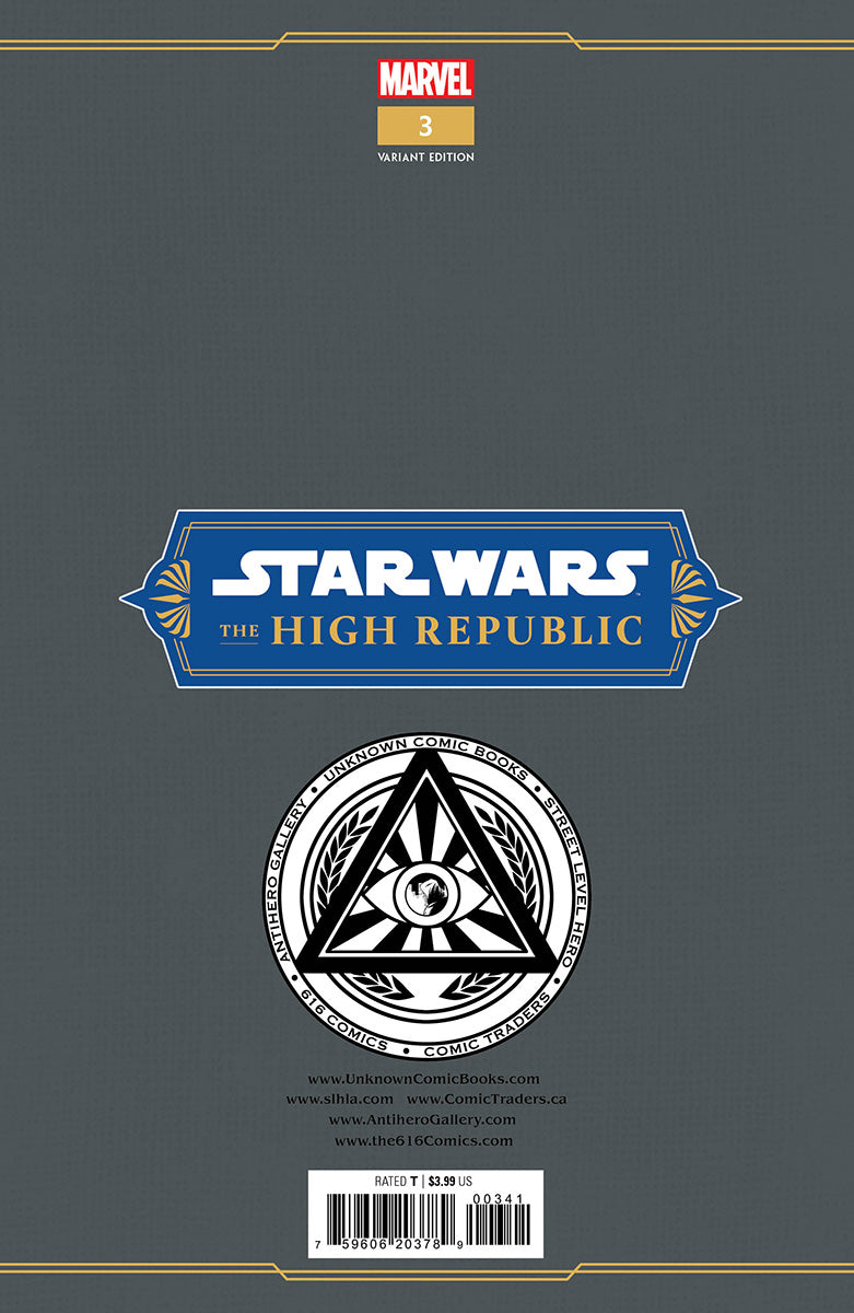 STAR WARS: THE HIGH REPUBLIC 3 2022 TYLER KIRKHAM EXCLUSIVE VARIANT (12/28/2022) SHIPS 1/18/2023 BACKISSUE