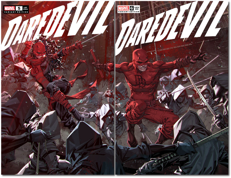 DAREDEVIL 5 & 6 KAEL NGU EXCLUSIVE TRADE VARIANT 2 PACK (12/7/2022) SHIPS 12/28/2022 BACKISSUE