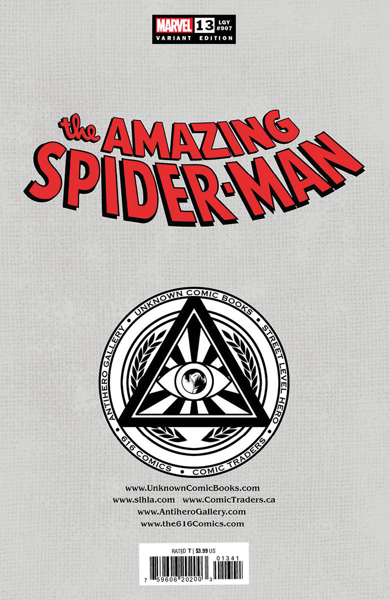AMAZING SPIDER-MAN 13 TONY DANIELS EXCLUSIVE VARIANT 2 PACK (11/9/2022) SHIPS 11/30/2022 BACKISSUE