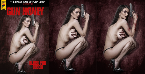 GUN HONEY BLOOD FOR BLOOD #2 JAY FERGUSON EXCLUSIVE VARIANT 3 PACK (TRADE, VIRGIN AND BLOODY VIRGIN) BACKISSUE