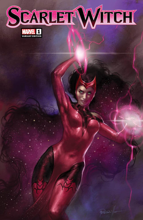 SCARLET WITCH 1 LUCIO PARRILLO EXCLUSIVE VARIANT (1/4/2023) SHIPS 1/25/2023 BACKISSUE