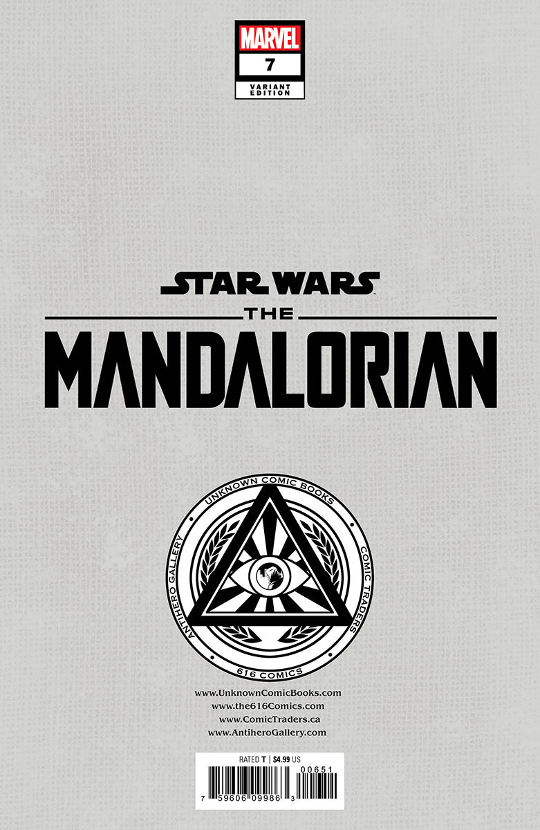 STAR WARS: THE MANDALORIAN 7 KAARE ANDREWS EXCLUSIVE VARIANT (1/11/2023) SHIPS 2/1/2023 BACKISSUE